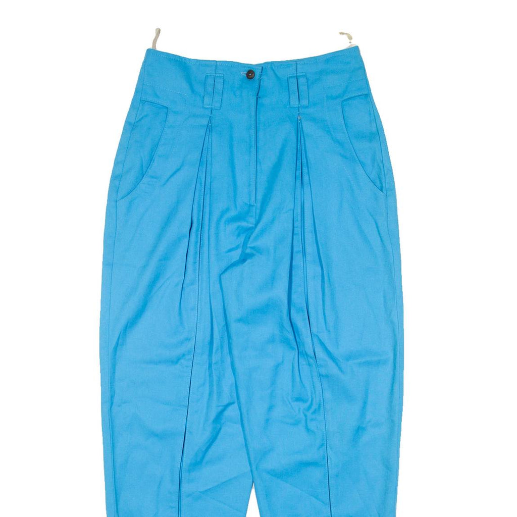 D&A Womens Trousers Blue Relaxed Tapered Viscose W27 L27