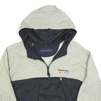 SWINGSTER Mens Grey & Black NASCAR Outdoor Jacket L Polyester Zip Hooded