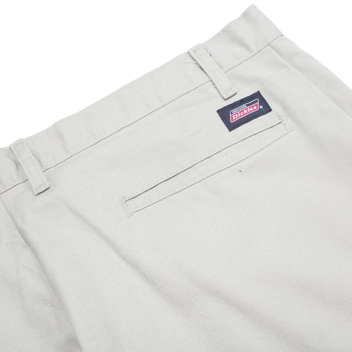 DICKIES Mens Cotton Blend Beige Relaxed Straight Trousers W38 L30 Workwear