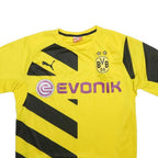 PUMA Borussia Dortmund Home Mens Yellow & Black Football Shirt M Short Sleeve