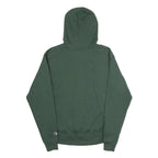 CHAMPION Mens Green Pullover Hoodie M Minimal Embroidered Logo