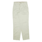 LIBERTY Pleated Womens Trousers Beige Regular Straight 90s W30 L33