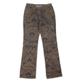 ORWELL Paisley Womens Trousers Black Regular Bootcut W30 L33