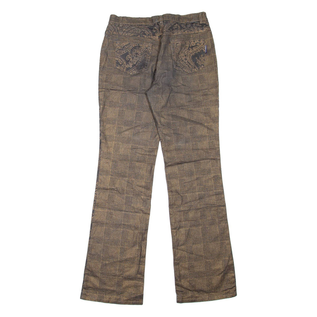 ORWELL Paisley Womens Trousers Black Regular Bootcut W30 L33