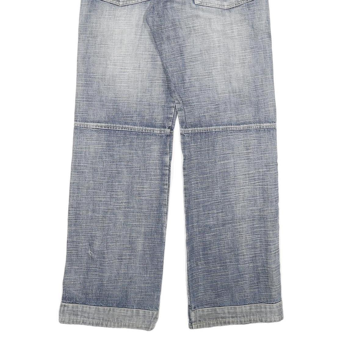 COOKERS Mens Relaxed Blue Denim Light W34 L33 Button Closure Casual Jeans