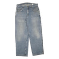 CARHARTT Mens Jeans Blue Regular Loose Denim Light W36 L32 Workwear Utility