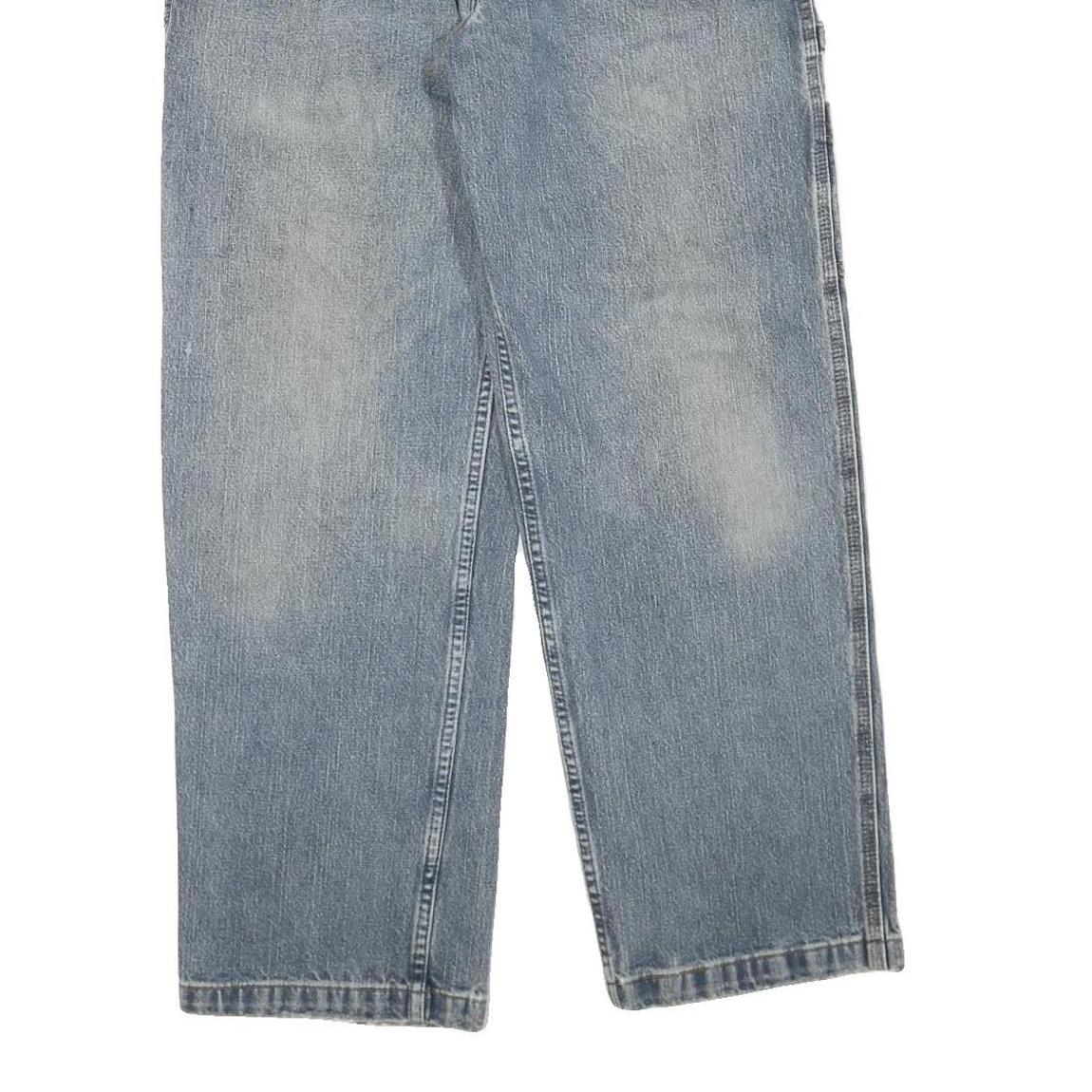 CARHARTT Mens Jeans Blue Regular Loose Denim Light W36 L32 Workwear Utility