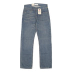 LEVI'S 505 Boys Jeans Blue Regular Straight Denim Medium W28 L29 Classic Fit