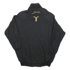 Womens Black Las Vegas Pullover Sweatshirt M Zipper Collar Vintage Style