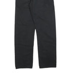 LEVI'S Mens Cotton Blend Black Regular Straight Trousers W33 L32 Casual Zip