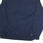ADIDAS Mens Navy L Basketball Track Jacket L Polyester Zip Climalite Casual