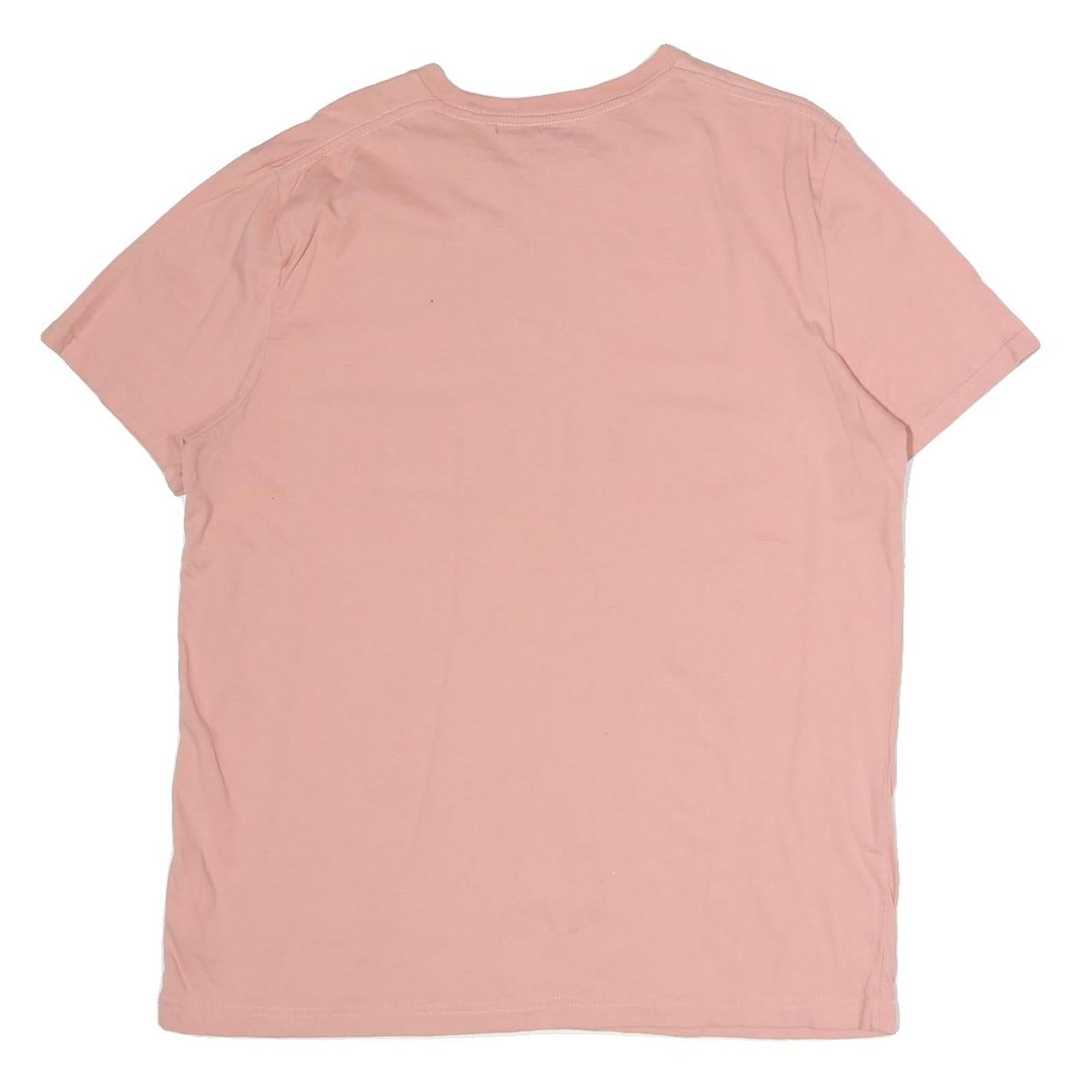 NAUTICA Mens Pink Cotton Graphic T-Shirt XL Short Sleeve Crew Neck Casual