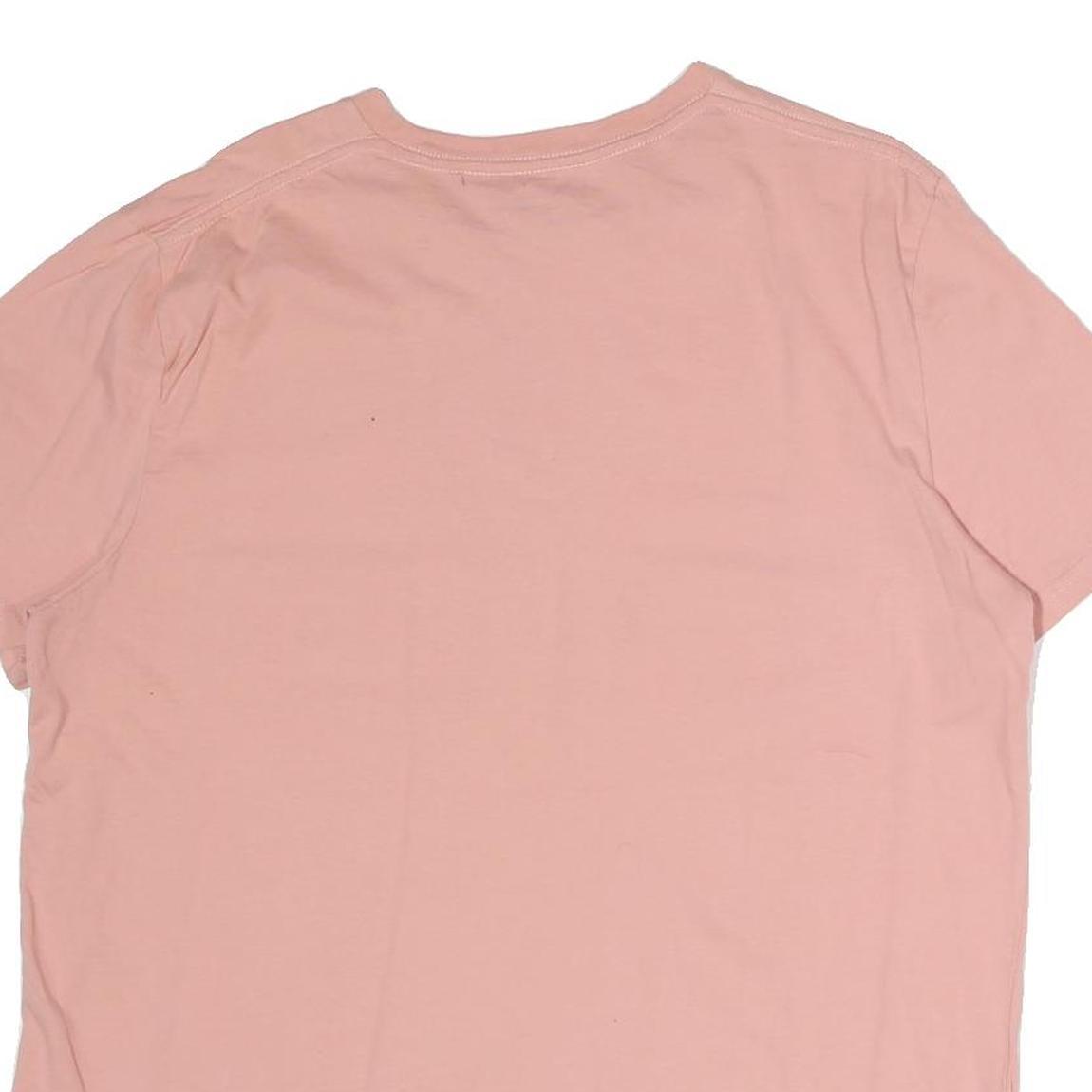 NAUTICA Mens Pink Cotton Graphic T-Shirt XL Short Sleeve Crew Neck Casual