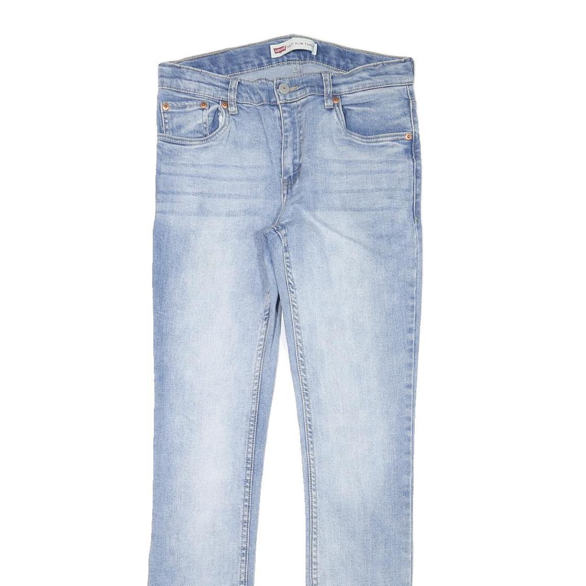 LEVI'S Mens Jeans Blue Slim Skinny Denim Light W28 L30 Casual Wear