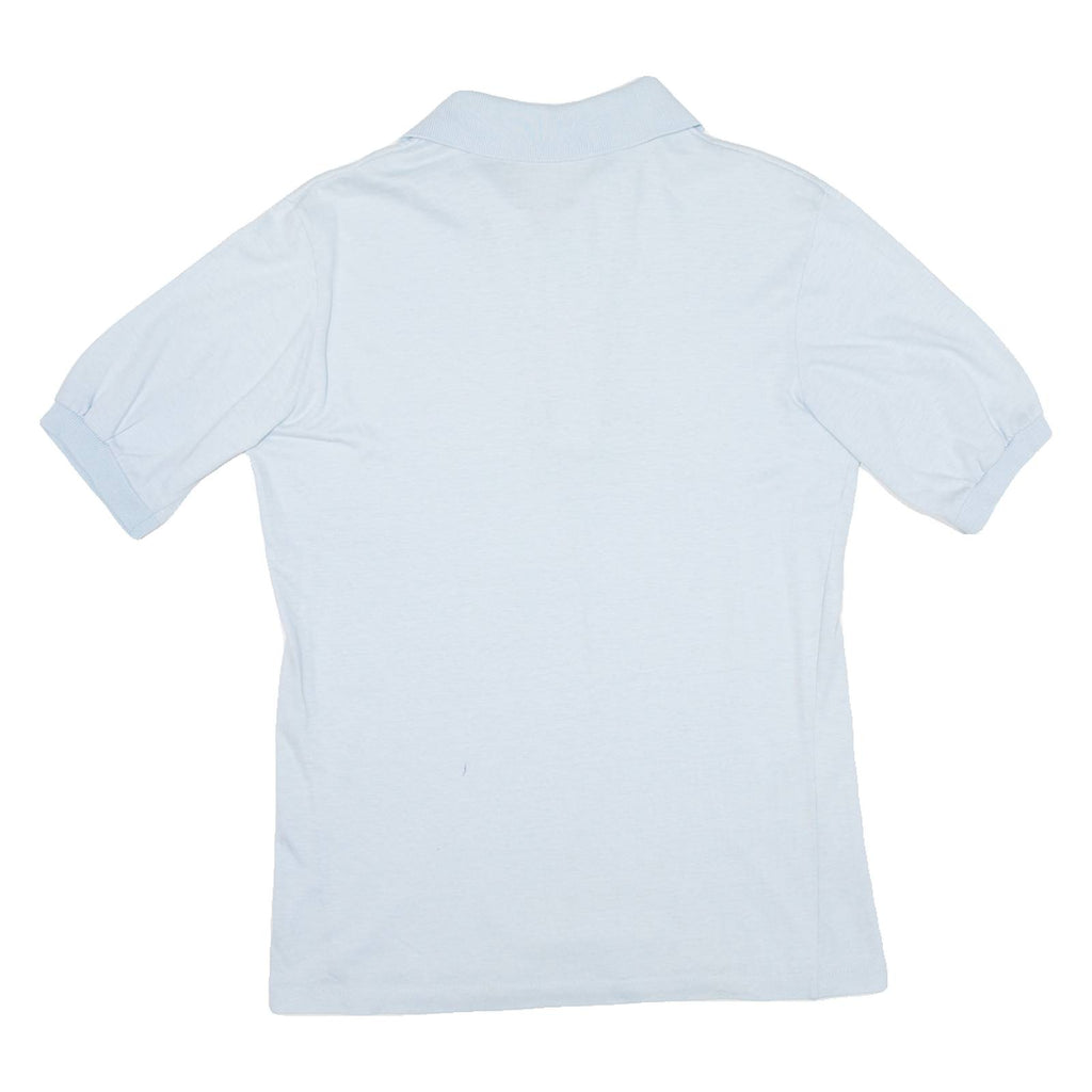 Mens Polo Shirt Blue M