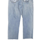 LEVI'S Womens Jeans Blue Regular Straight Denim Light W26 L22 Distressed Cotton