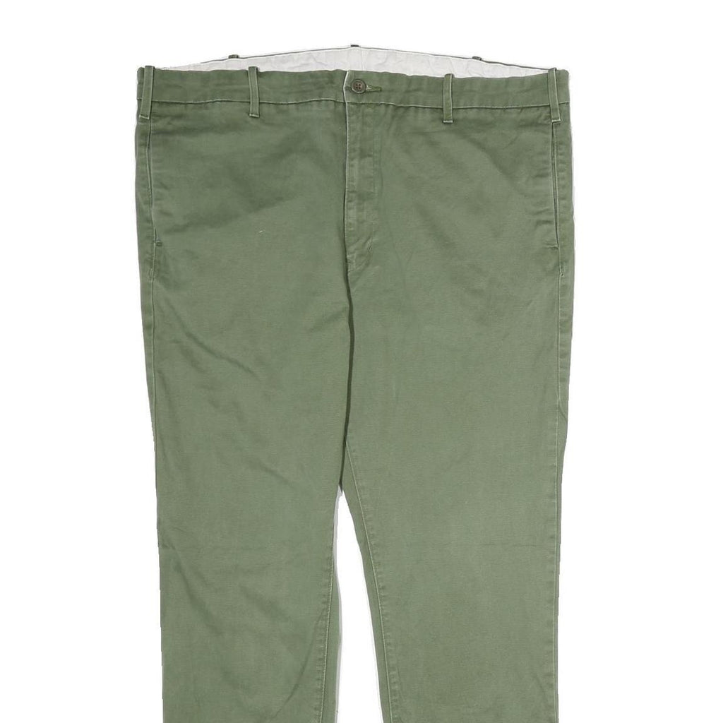 LEVI'S Mens Cotton Green Regular Straight Trousers W40 L32 Classic Casual