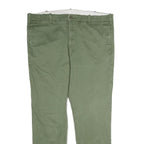 LEVI'S Mens Cotton Green Regular Straight Trousers W40 L32 Classic Casual