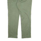 LEVI'S Mens Cotton Green Regular Straight Trousers W40 L32 Classic Casual
