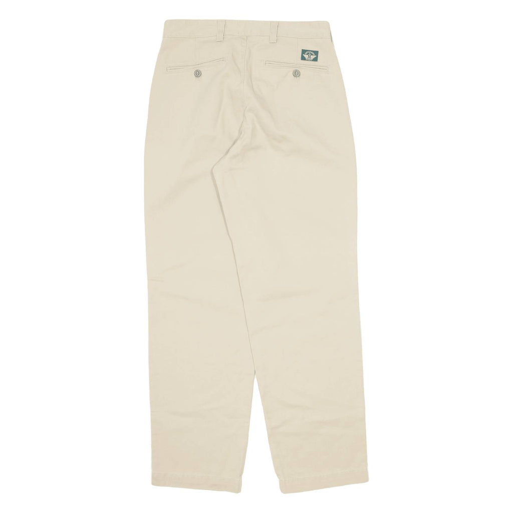 DOCKERS Khaki Mens Trousers Beige Regular Straight W29 L30