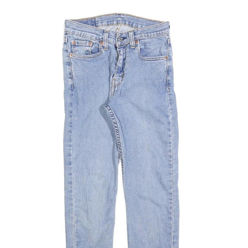 LEVI'S 519 HI-BALL Mens Jeans Blue Slim Skinny Denim Light W29 L30 Zip Fly