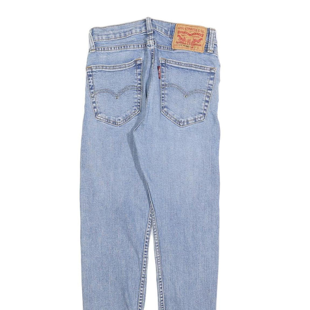 LEVI'S 519 HI-BALL Mens Jeans Blue Slim Skinny Denim Light W29 L30 Zip Fly