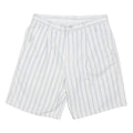 WRANGLER Mens Shorts White & Blue Vertical Stripe Casual M W32 Cotton Blend