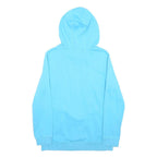 ADIDAS Womens Blue Hoodie UK 14 Cotton Blend Pullover Casual Sportswear