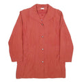 BIAGGINI Womens Red Button Jacket UK 10 Polyester Blend Classic Stylish