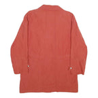 BIAGGINI Womens Red Button Jacket UK 10 Polyester Blend Classic Stylish