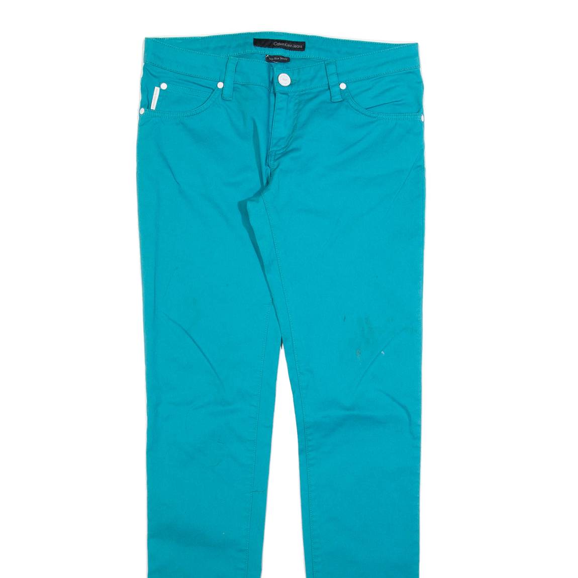CALVIN KLEIN JEANS Womens Trousers Blue Slim Skinny W30 L34