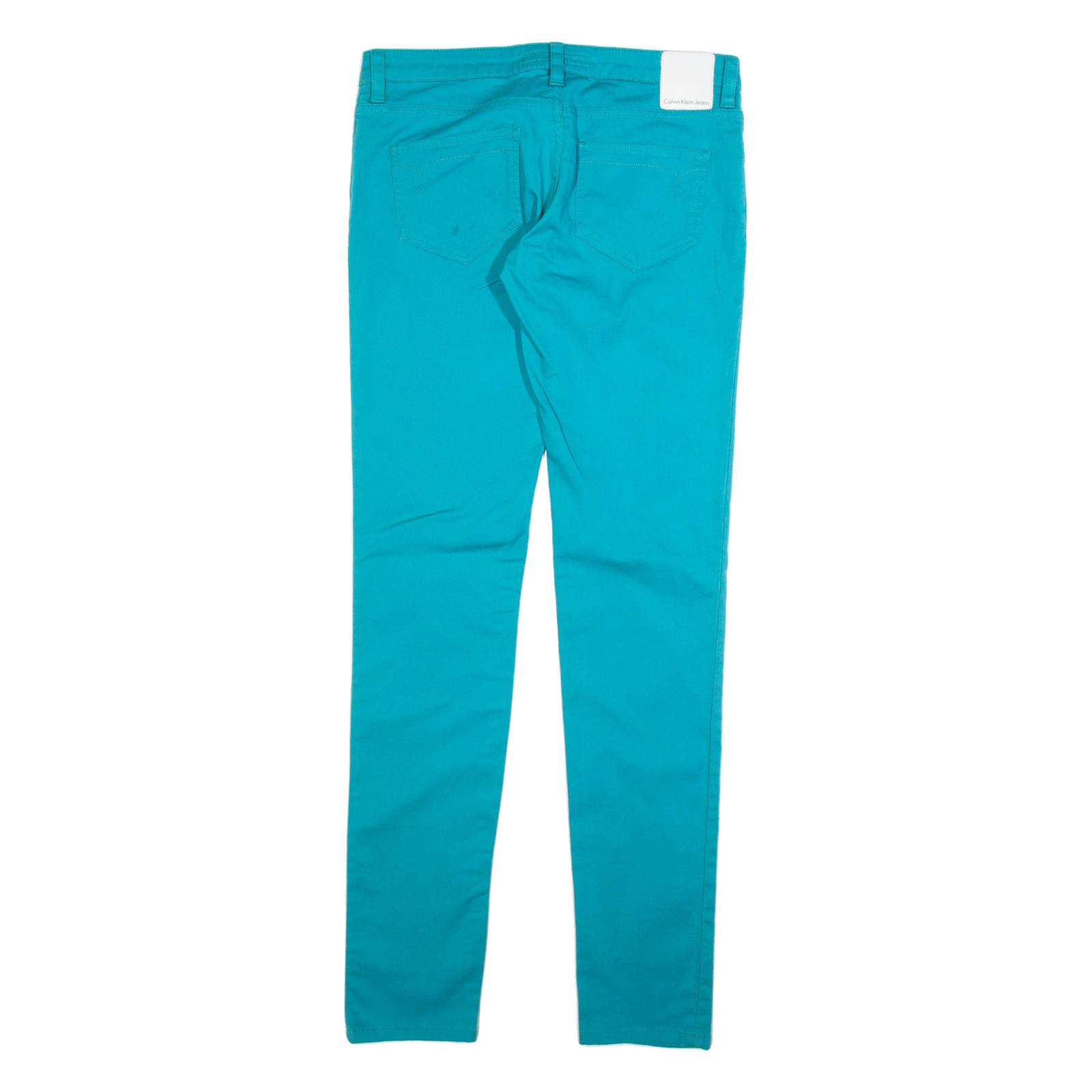 CALVIN KLEIN JEANS Womens Trousers Blue Slim Skinny W30 L34