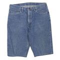 WRANGLER Mens Denim Blue Casual Shorts L W36 Classic Cotton Blend