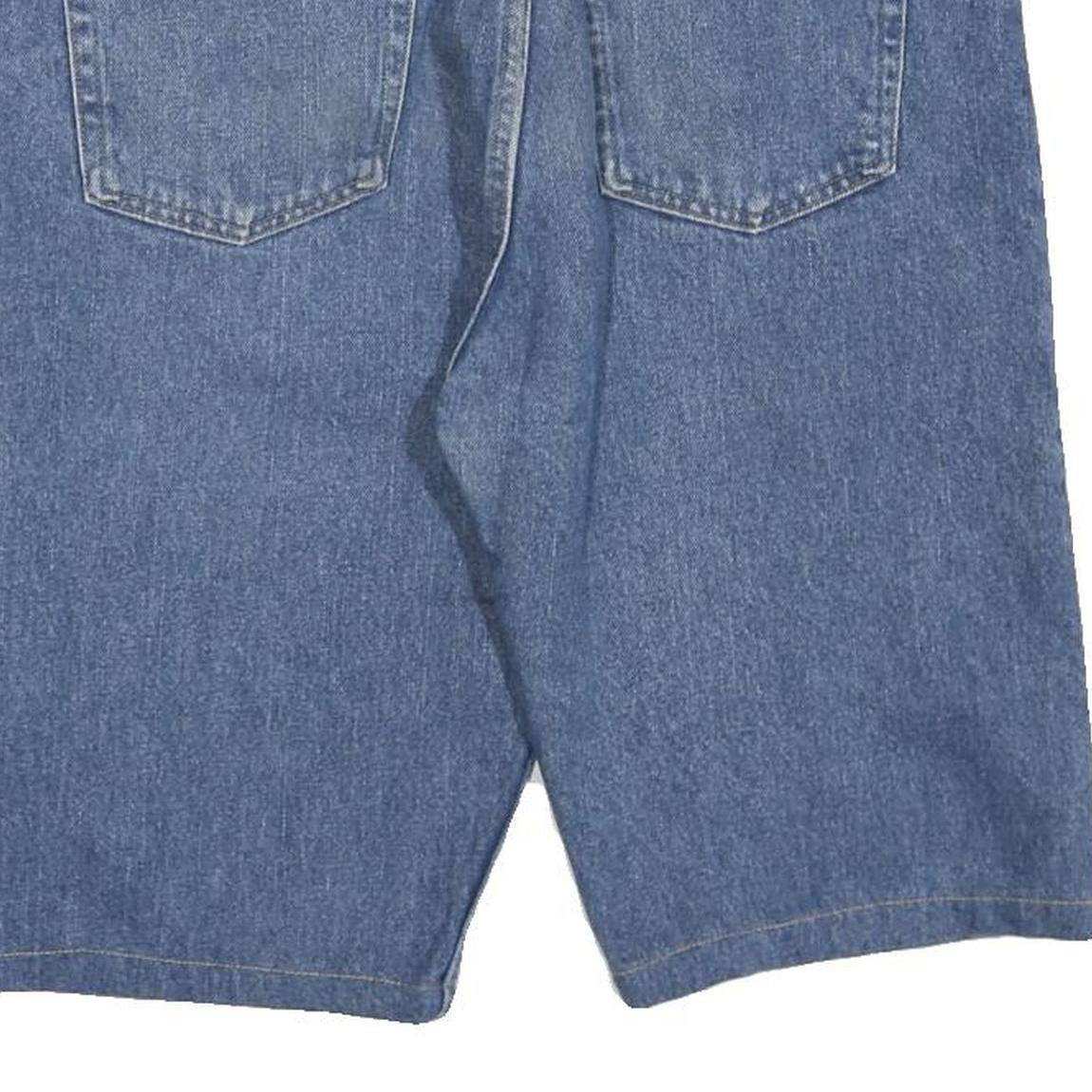 WRANGLER Mens Denim Blue Casual Shorts L W36 Classic Cotton Blend