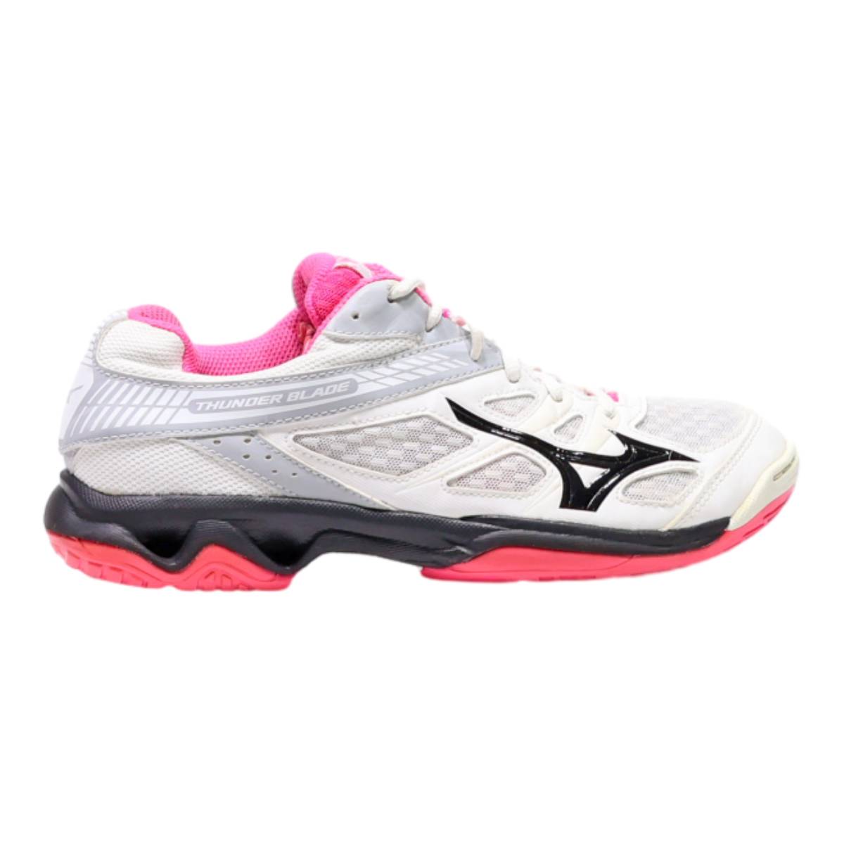 MIZUNO Sneaker Trainers White Synthetic Womens UK 6