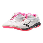 MIZUNO Sneaker Trainers White Synthetic Womens UK 6