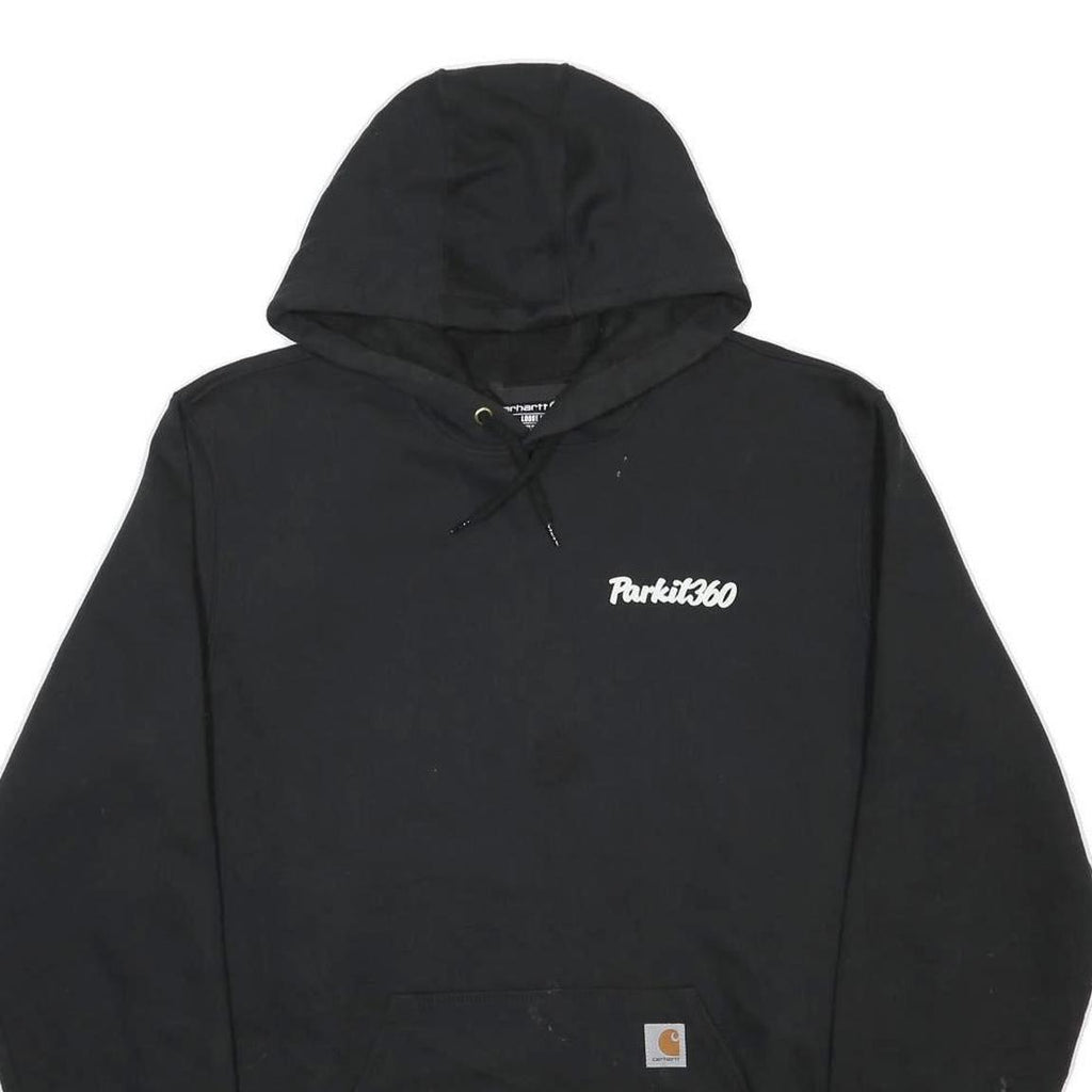 CARHARTT Mens Black Parkit360 Pullover Hoodie XL Graphic Print Drawstring