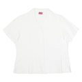 BIAGGINI Womens Shirt White Collared M
