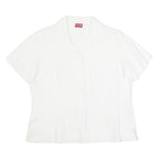 BIAGGINI Womens Shirt White Collared M