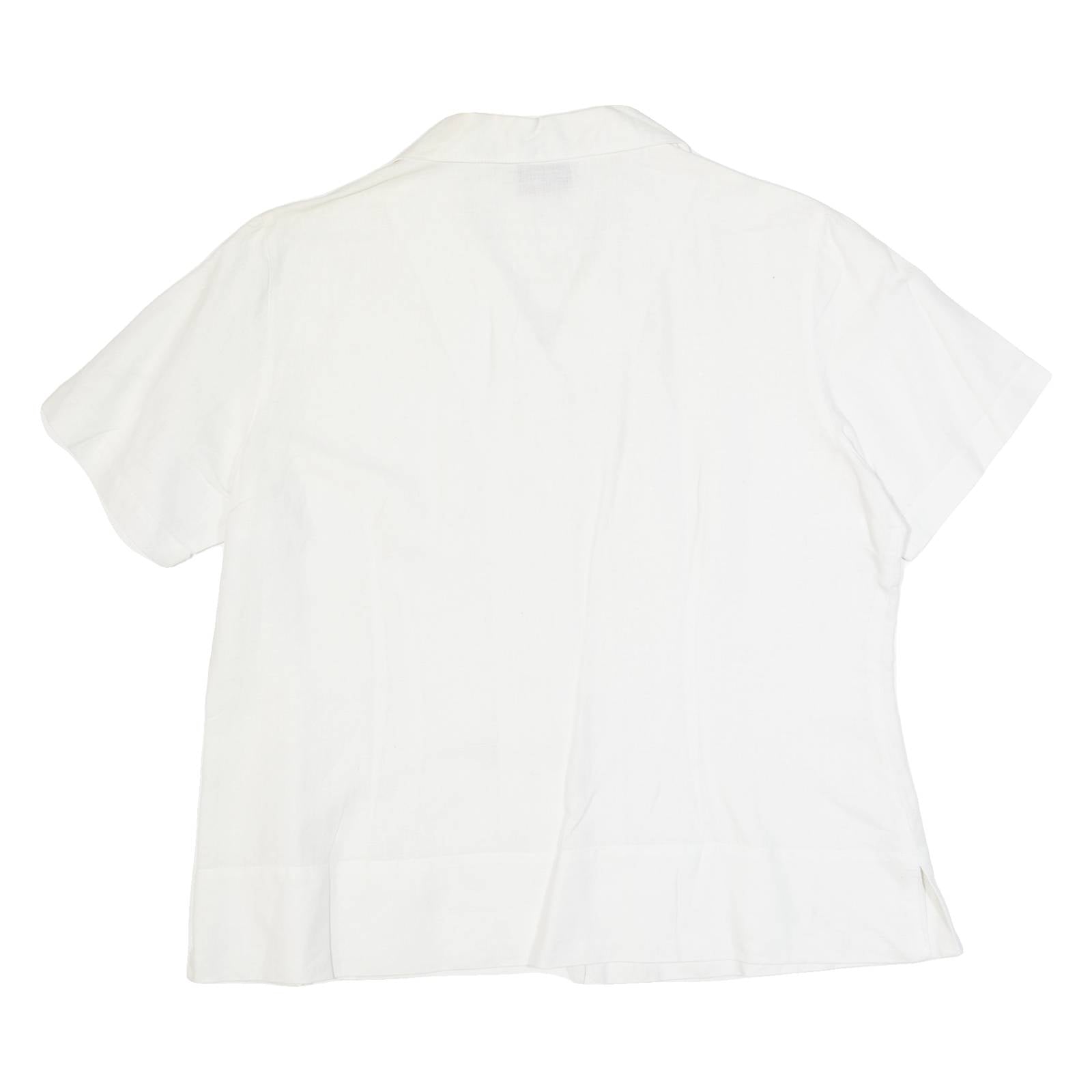 BIAGGINI Womens Shirt White Collared M