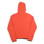 ELLESSE Mens Red Polyester Blend Hoodie Jacket S Zip Plain Sportswear