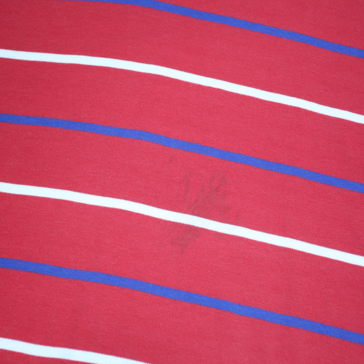 TOMMY HILFIGER Mens Red White & Blue Striped Short Sleeve Polo Shirt XL