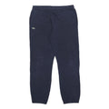LACOSTE Mens Joggers Navy Blue Slim Tapered M W32 L29 Cotton Blend Casual