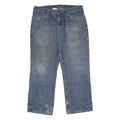CARHARTT Workwear Mens Jeans Blue Relaxed Straight W36 L28