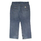 CARHARTT Workwear Mens Jeans Blue Relaxed Straight W36 L28