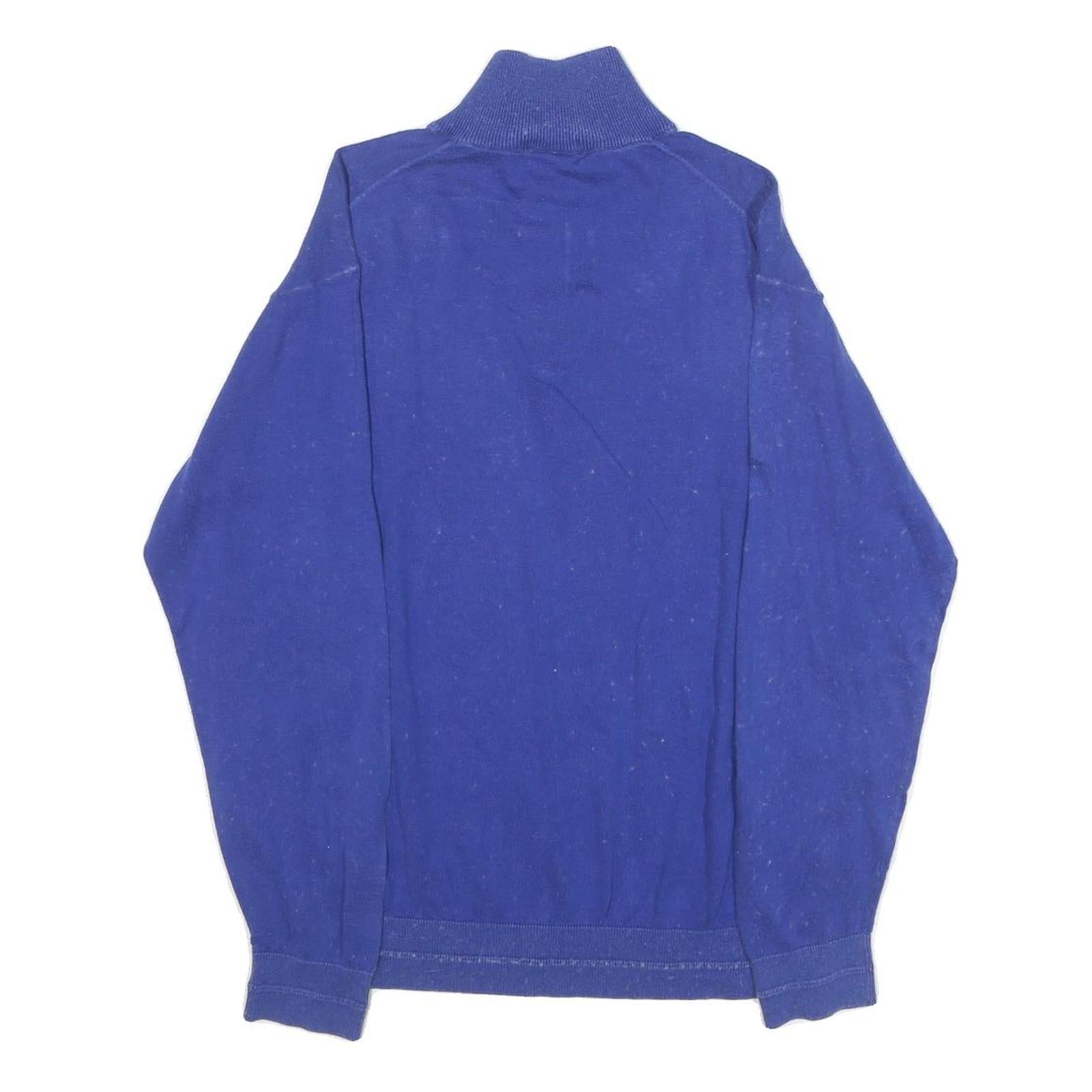 LACOSTE Mens Blue Pullover Plain Crew Neck Basic Knit Jumper XL Cashmere Blend