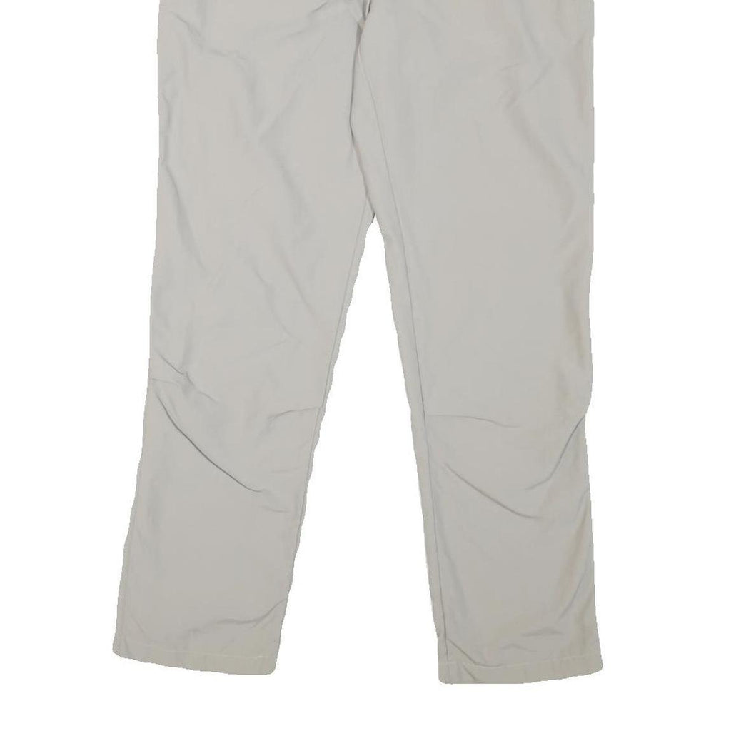 JACK WOLFSKIN Womens Beige Regular Fit Straight Leg Trousers W34 L29 Outdoor Zip