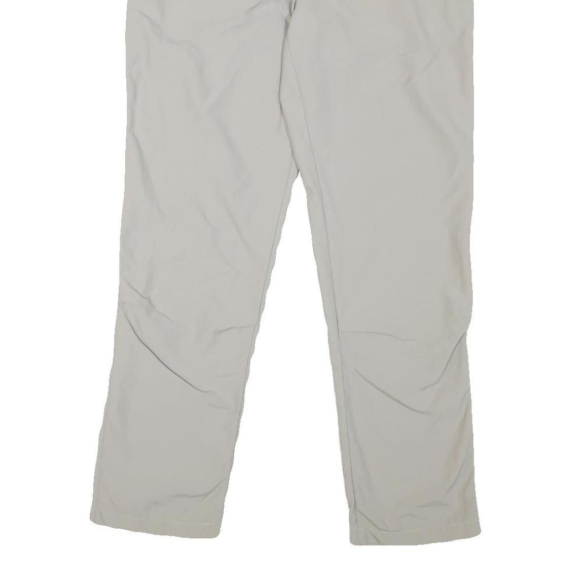 JACK WOLFSKIN Womens Beige Regular Fit Straight Leg Trousers W34 L29 Outdoor Zip