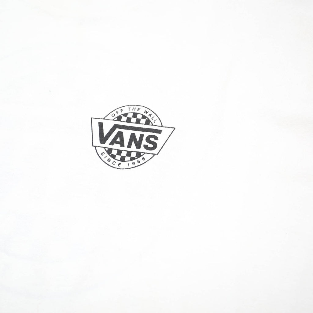 VANS Mens White 2XL Short Sleeve Crew Neck Classic Graphic T-Shirt