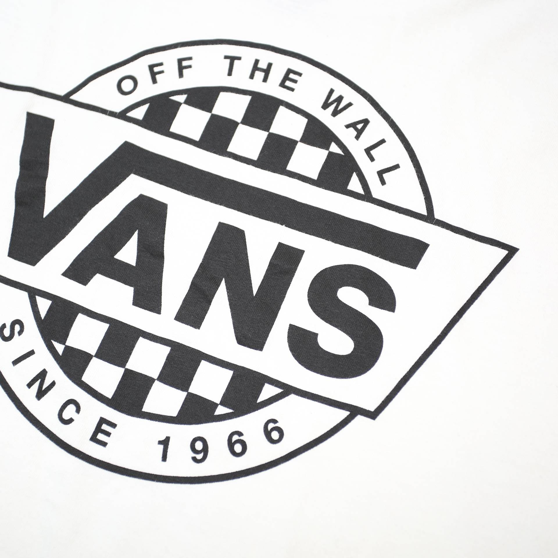 VANS Mens White 2XL Short Sleeve Crew Neck Classic Graphic T-Shirt